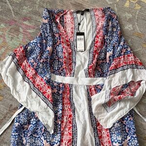 BCBGMaxAzria Multicolor Floral Dress